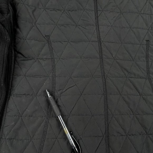 Prana Esla Long Black Sherpa Lined Coat - Picture 8 of 14